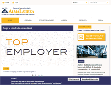 Tablet Screenshot of almalaurea.it